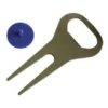 Golfers Club Metal Fork And Plastic Marker