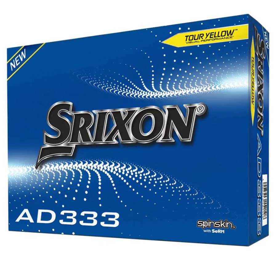 Srixon AD333 Golf Balls - Yellow 3 Srixon AD333 Golf Balls - Yellow - Image 3
