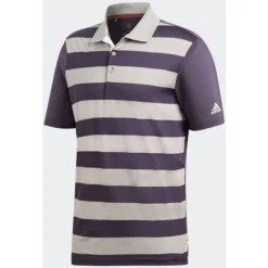 Golf Discount Store 22 Adidas Golf Adidas Ultimate 365 Rugby Polo Shirt - Trace Purple/Trace Purple/Grey Heathered
