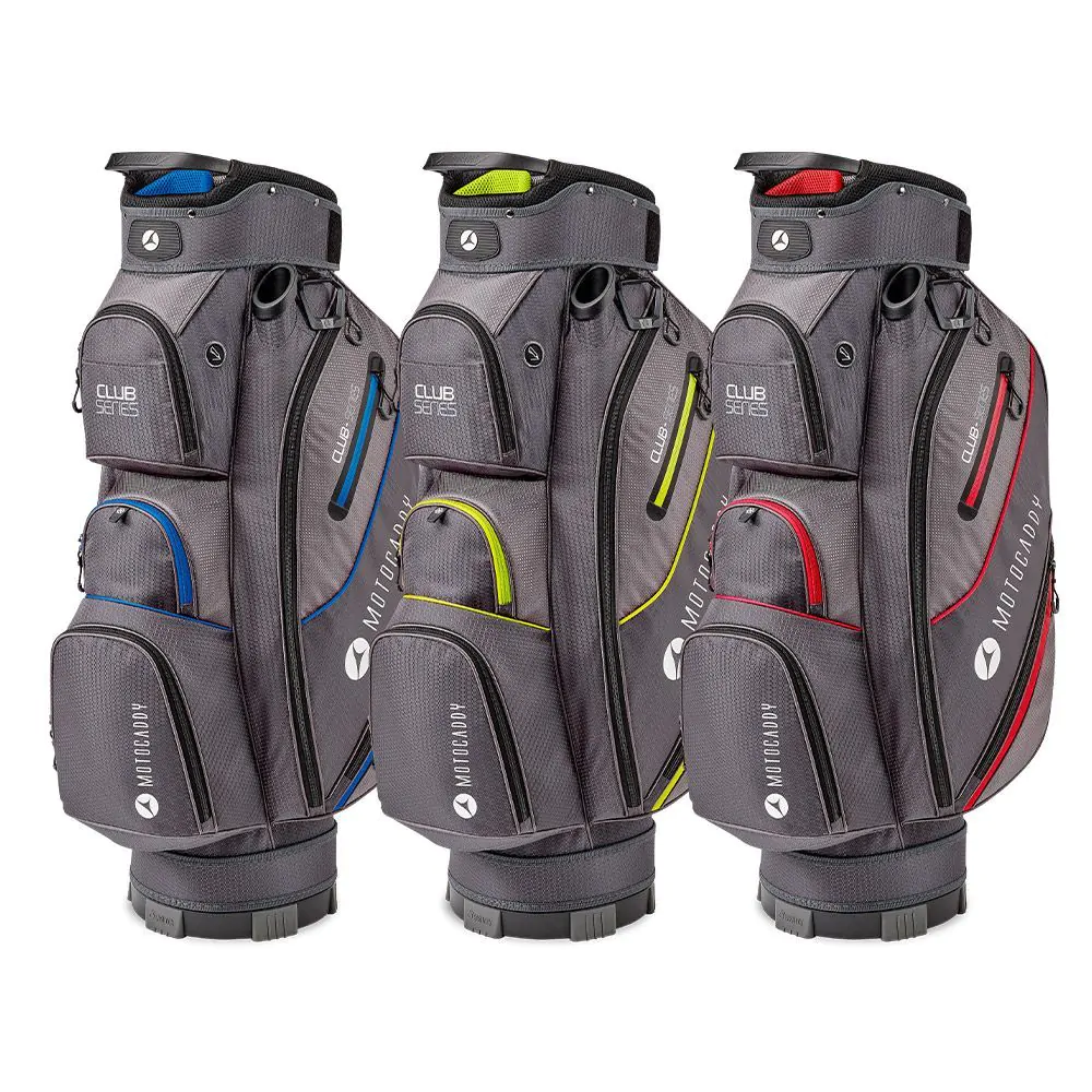 Motocaddy Club Series Cart Bag 2022 - Charcoal/Red 1 Motocaddy Club Series Cart Bag 2022 - Charcoal/Red