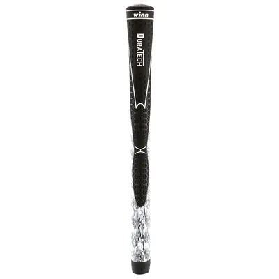 Winn DuraTech Golf Grips - Black/White 1 Winn DuraTech Golf Grips - Black/White