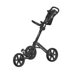 FastFold Mission 5.0 3 Wheel Golf Trolley - Charcoal/Black