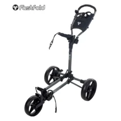 FastFold Slim Golf Trolley - Charcoal/Black