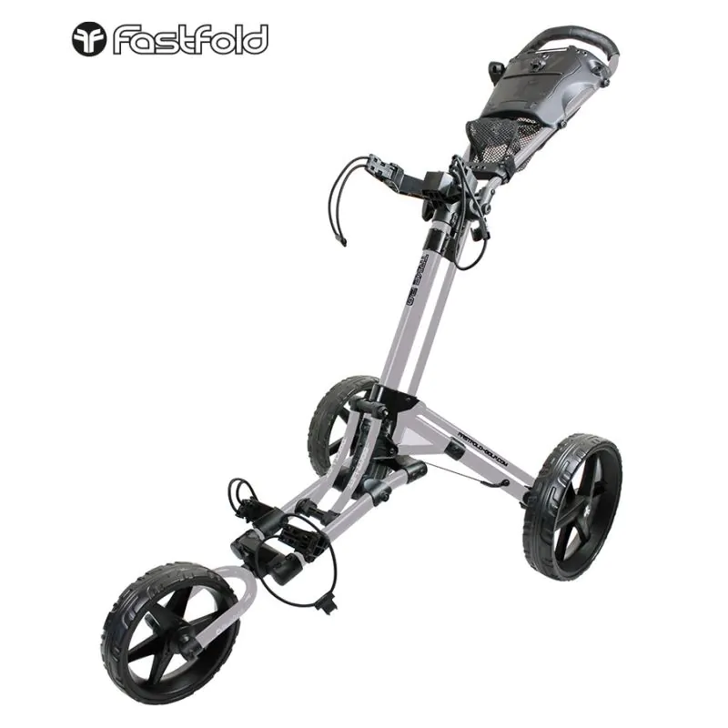FastFold Trike 2.0 Golf Push Trolley - Silver 1 FastFold Trike 2.0 Golf Push Trolley - Silver