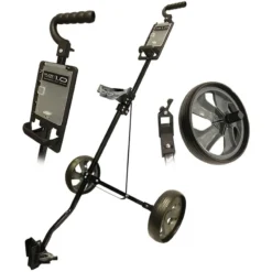 Glide-Tek 1.0 Golf Trolley - Black/Gunmetal