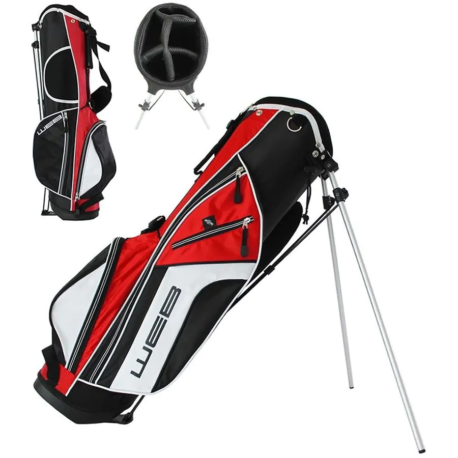 Go Junior Stand Bag 66cm - Black/Red 1 Go Junior Stand Bag 66cm - Black/Red