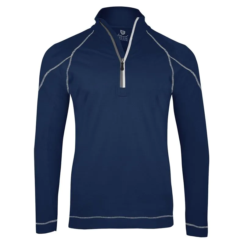 Island Green Essentials Performance Top Layer 1/4 Zip Jacket - Navy/Silver Grey 1 Island Green Essentials Performance Top Layer 1/4 Zip Jacket - Navy/Silver Grey