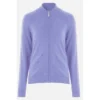 ProQuip CHLOE Ladies Lined Merino Cardigan - Lilac