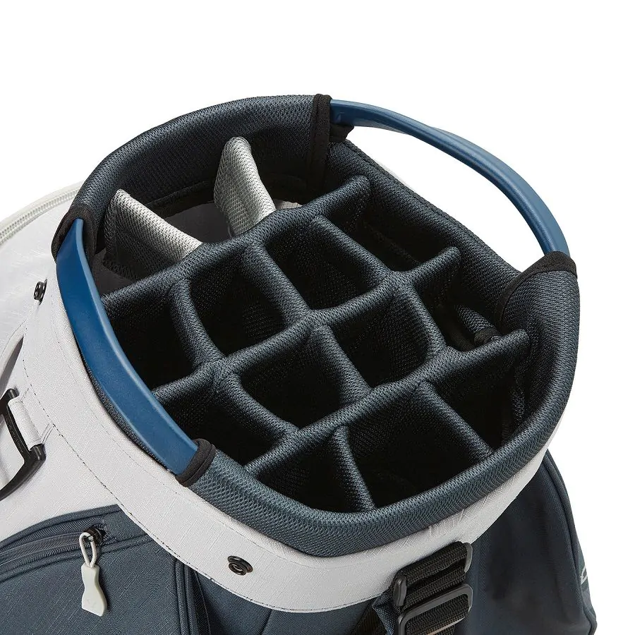 Taylormade Cart Lite Golf Bag - Gray/Navy 2 Taylormade Cart Lite Golf Bag - Gray/Navy - Image 2