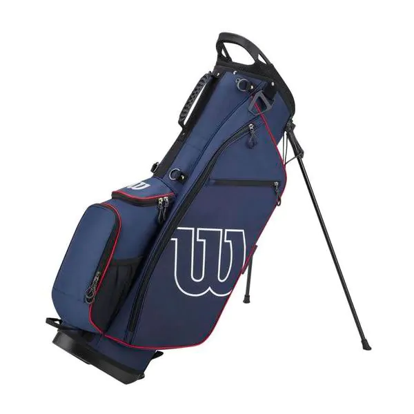 Wilson ProStaff Carry Bag - Navy/Red 1 Wilson ProStaff Carry Bag - Navy/Red