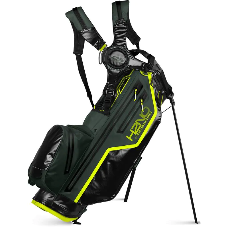 Sun Mountain 2022 H2NO 14 Way Stand Bag - Black/Forest/Atomic 1 Sun Mountain 2022 H2NO 14 Way Stand Bag - Black/Forest/Atomic