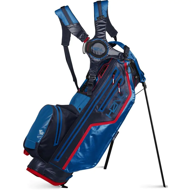 Sun Mountain 2022 H2NO 14 Way Stand Bag - Navy/Cobalt/Red 1 Sun Mountain 2022 H2NO 14 Way Stand Bag - Navy/Cobalt/Red