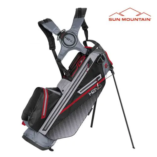 Sun Mountain 2023 H2NO Lite Stand Bag - Nickel/Cadet/Black 1 Sun Mountain 2023 H2NO Lite Stand Bag - Nickel/Cadet/Black