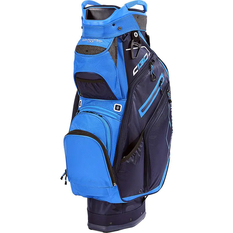 Sun Mountain 2022 C-130 Cart Bag - Navy/Cobalt 1 Sun Mountain 2022 C-130 Cart Bag - Navy/Cobalt