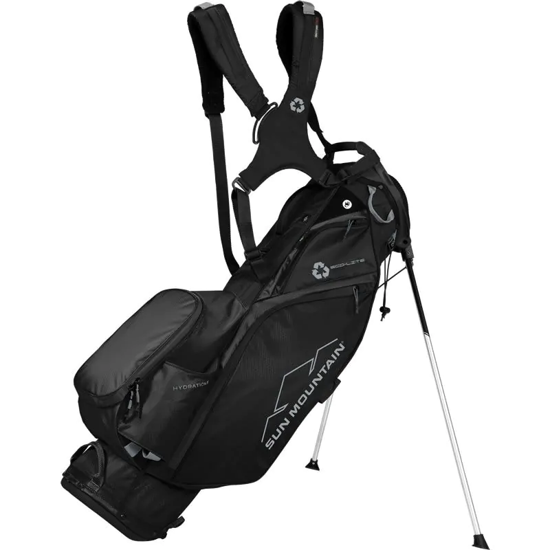 Sun Mountain 2022 Eco-Lite 14 Way Stand Bag - Black 1 Sun Mountain 2022 Eco-Lite 14 Way Stand Bag - Black