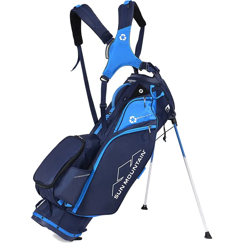 Sun Mountain 2022 Eco-Lite EWP 14 Way Stand Bag - Navy/Cobalt 1 Sun Mountain 2022 Eco-Lite EWP 14 Way Stand Bag - Navy/Cobalt