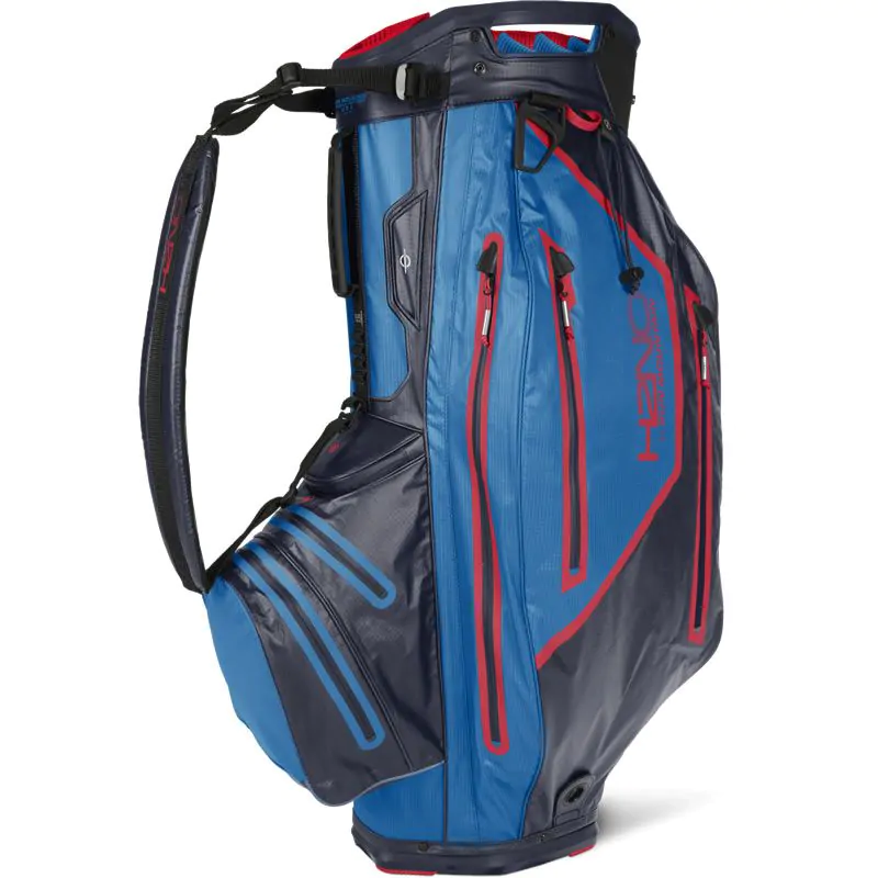 Sun Mountain 2022 H2NO Elite Waterproof Cart Bag - Navy/Cobalt/Red 1 Sun Mountain 2022 H2NO Elite Waterproof Cart Bag - Navy/Cobalt/Red