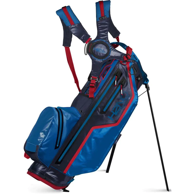 Sun Mountain 2022 H2NO Lite Stand Bag - Navy/Cobalt/Red 1 Sun Mountain 2022 H2NO Lite Stand Bag - Navy/Cobalt/Red