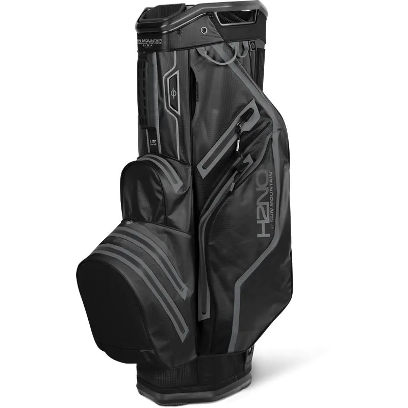 Sun Mountain 2022 H2NO Lite Waterproof Cart Bag - Black 1 Sun Mountain 2022 H2NO Lite Waterproof Cart Bag - Black