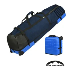 Sun Mountain Kube Wheeled Golf Travel Cover - Cobalt/Navy