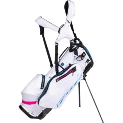 Sun Mountain 2022 H2NO SportFast Stand Bag - White/Cobalt/Pink