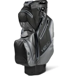 Sun Mountain 2022 H2NO Staff Waterproof Cart Bag - Black/Nickel/Cadet