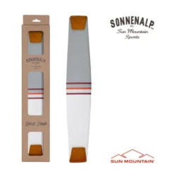 Sun Mountain 2023 Mid Stripe Strap - White/Cadet/Brick