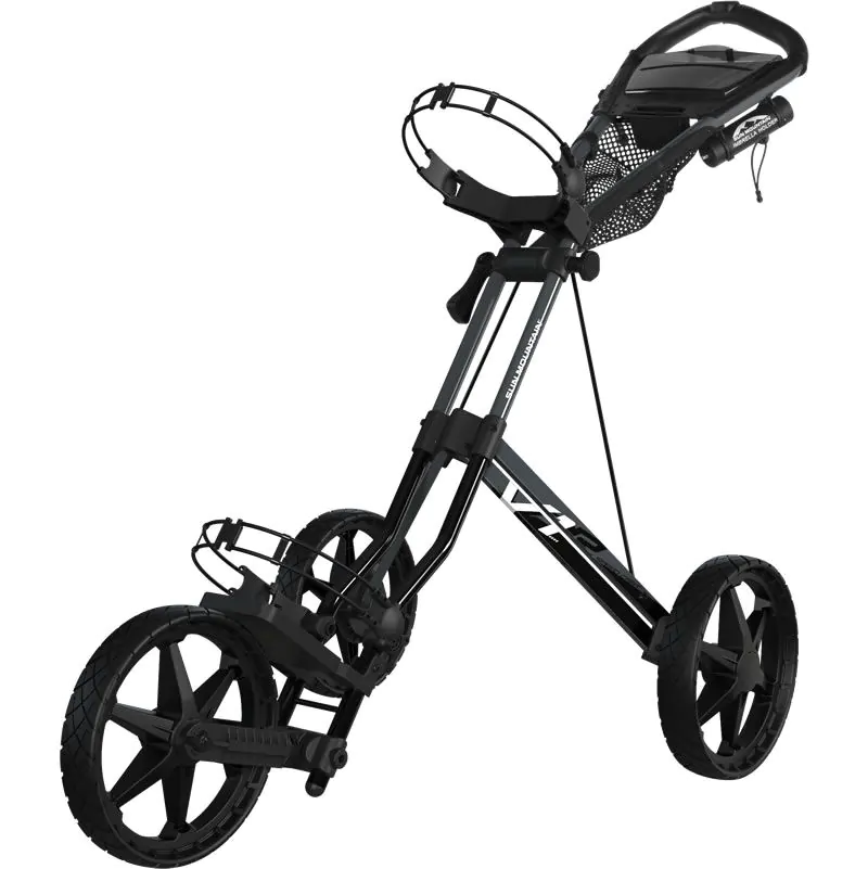 Sun Mountain 2022 SpeedCart V1R Push Cart - Black/Gunmetal 1 Sun Mountain 2022 SpeedCart V1R Push Cart - Black/Gunmetal