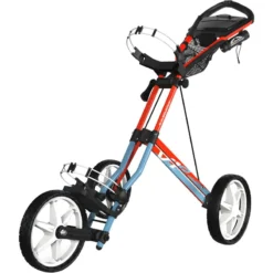 Sun Mountain 2022 SpeedCart V1R Push Cart - Race Blue/Blaze