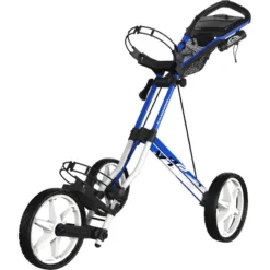 Sun Mountain 2022 SpeedCart V1R Push Cart - White/Blue