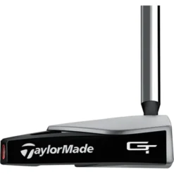 Taylormade Spider GT Silver Centre Shafted Putter -Golf Discount Store spider gt centre shaft silver black putter toe view