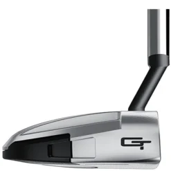 Taylormade Spider GT Rollback Silver/Black Small Slant Putter 10 Taylormade Spider GT Rollback Silver/Black Small Slant Putter -Golf Discount Store spider gt rollback short slant putter toe view