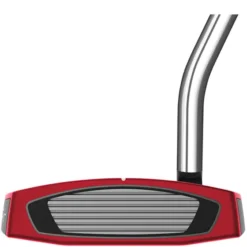 Taylormade Spider GT Red Single Bend Putter -Golf Discount Store spider gt single bend 7 red putter face view