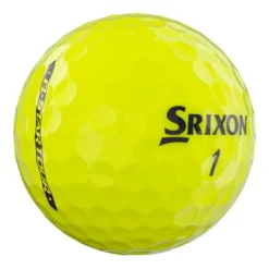 Srixon Q Star Tour 4 Golf Balls - Yellow/Dozen -Golf Discount Store srixon q star tour 4 yellow golf ball angle