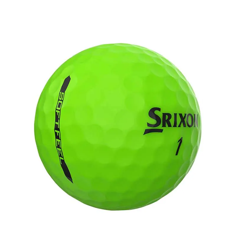 Srixon Soft Feel Brite Golf Balls - Green/Dozen 4 Srixon Soft Feel Brite Golf Balls - Green/Dozen - Image 4