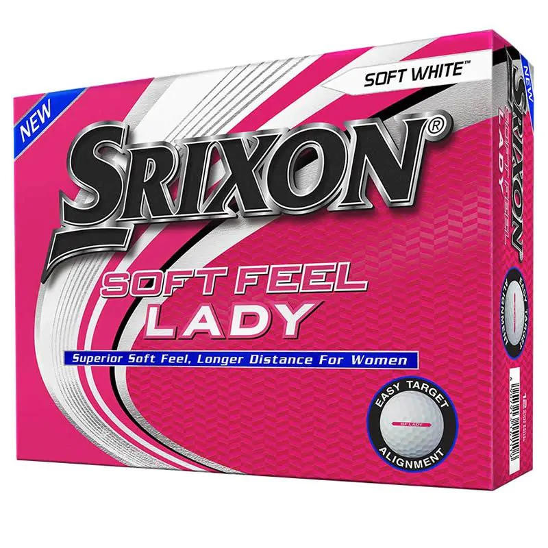 Srixon Soft Feel Ladies Golf Balls - White/Dozen 1 Srixon Soft Feel Ladies Golf Balls - White/Dozen