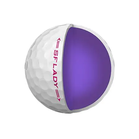 Srixon Soft Feel Ladies Golf Balls - White/Dozen 4 Srixon Soft Feel Ladies Golf Balls - White/Dozen - Image 4
