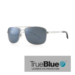 Sundog Credo Eyeware - True Blue - Shiny Silver/Smoke