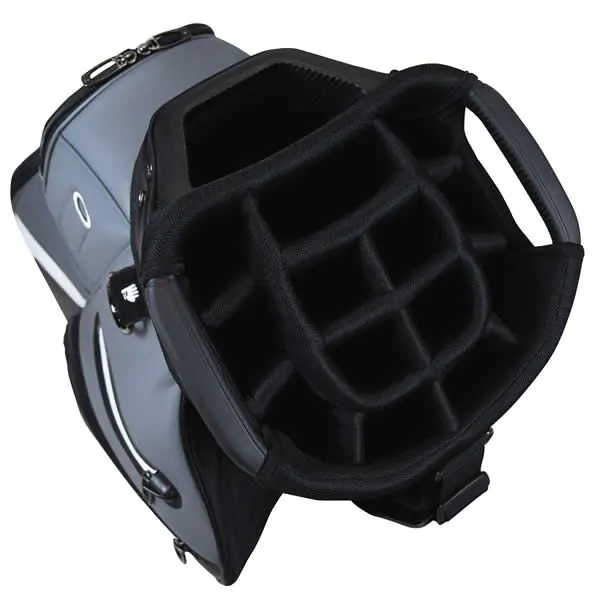 Taylormade Deluxe Golf Cart Bag - Black/Grey - Image 2
