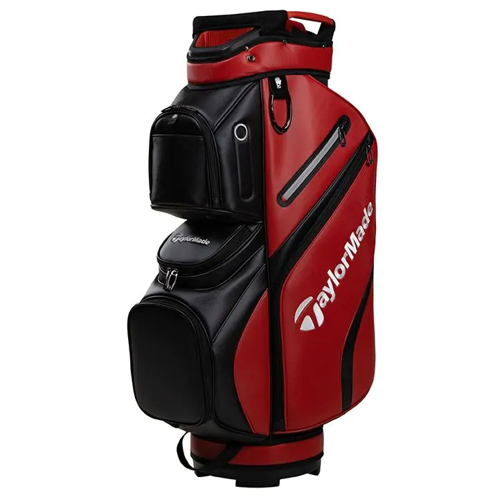 Taylormade Deluxe Cart Golf Bag - Red/Black 1 Taylormade Deluxe Cart Golf Bag - Red/Black