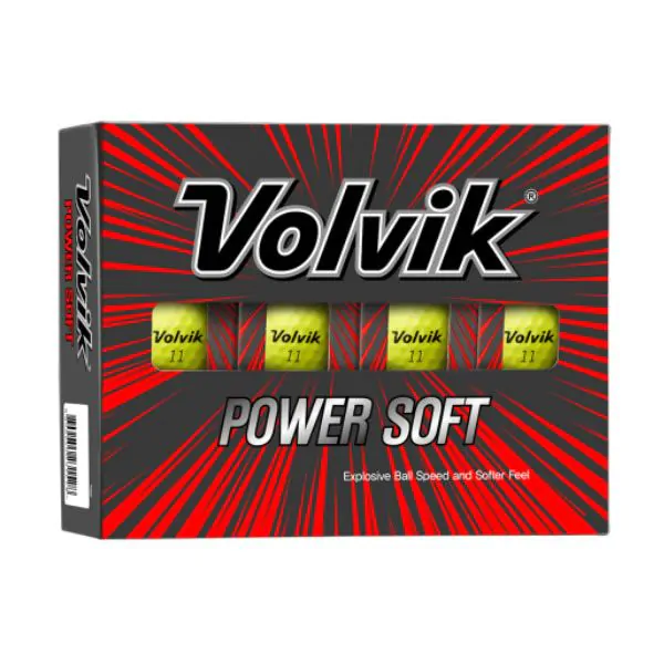 Volvik Powersoft Golf Balls - Yellow 1 Volvik Powersoft Golf Balls - Yellow
