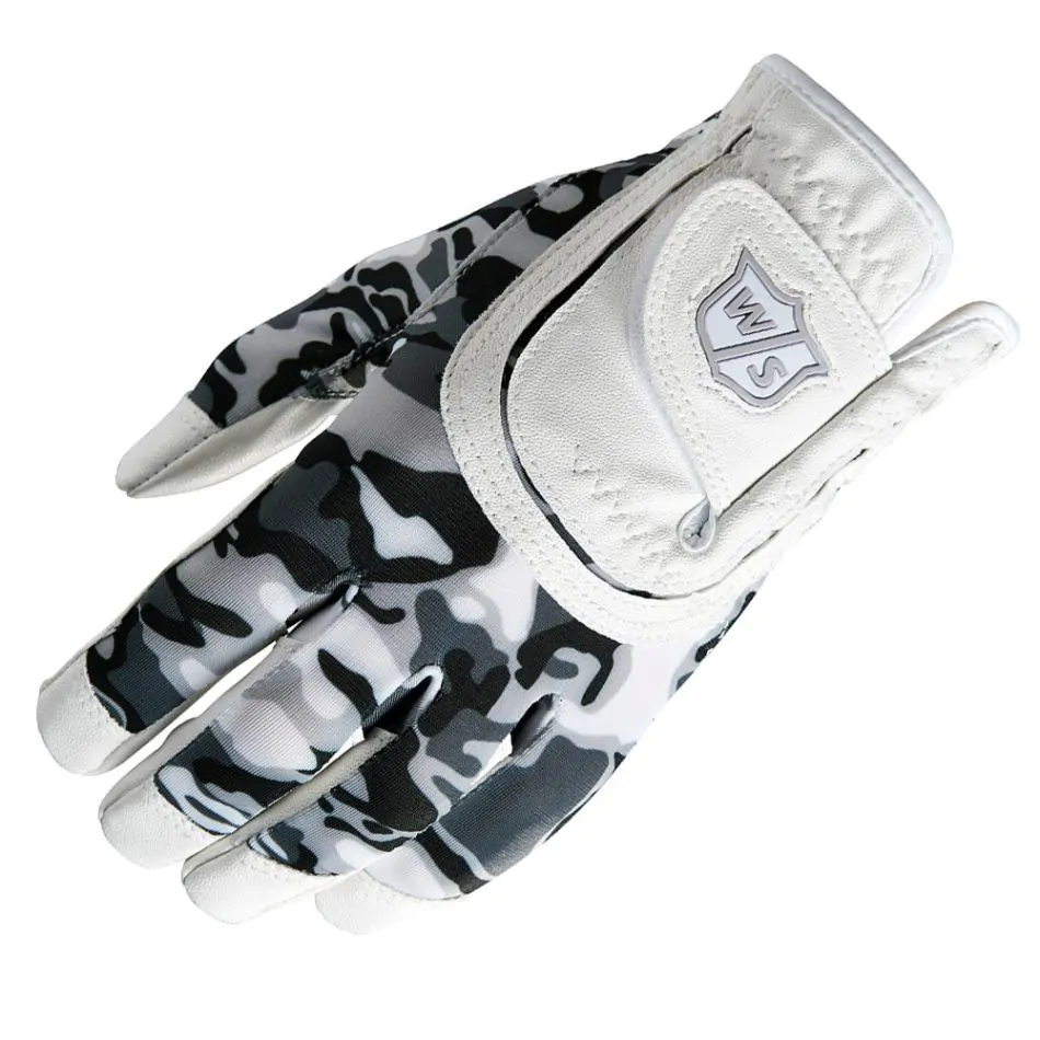 Wilson Staff Junior All-Fit Glove - White/Black Camo 1 Wilson Staff Junior All-Fit Glove - White/Black Camo