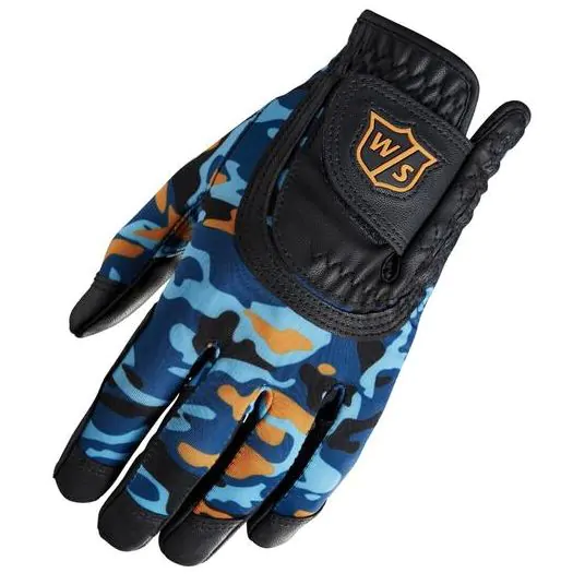 Wilson Staff Junior All-Fit Glove - Black/Orange/Grey 1 Wilson Staff Junior All-Fit Glove - Black/Orange/Grey