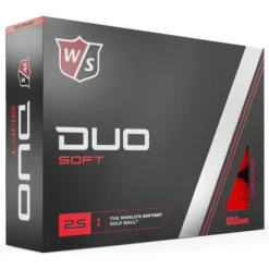 Wilson Staff Duo Soft Red Golf Balls - Dozen