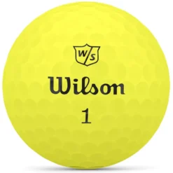 Wilson Staff Duo Soft Yellow Golf Balls - Dozen -Golf Discount Store ws staff duo soft yel 3