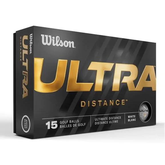 Wilson Ultra Distance 15 Ball Pack White Golf Balls 1 Wilson Ultra Distance 15 Ball Pack White Golf Balls